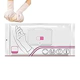 ✫【Buena protección para las manos】: los guantes de nitrilo tienen un acabado texturizado para evitar resbalones y son resistentes a los pinchazos para proteger sus manos contra líquidos, grasas y objetos afilados.