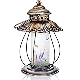 laterne vintage metall VIELSEITIGE LATERNEN DEKO: Ob die Lampe statt Kerzen im Glas den Esstisch schmückt, als Deko Wohnzimmer oder Schlafzimmer ziert oder wie Balkon Kerzen Deko als Outdoor Tischlampe fungiert.