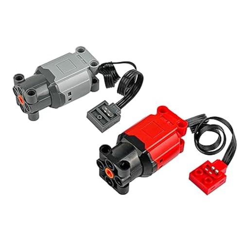 Verbesserte Version MOC Power Functions L Motor Kompatibel mit legoeds 88003 Bausteine Elektrische Maschinen Power Group High Speed(2 Stück)