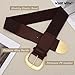 Women Wide Elastic Waist Belt for Dresses Fashion Thick Stretchy Belt for Trendy,coffee 39