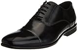  Kenneth Cole New York Herren Glanz-On-Slipper aus Leder, Schwarz (schwarz), 44 EU
