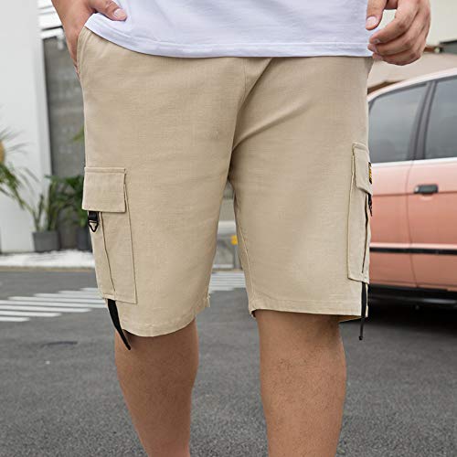 Short cargo d'été décontracté en coton pour homme idéal pour les balades et voyages en vacances