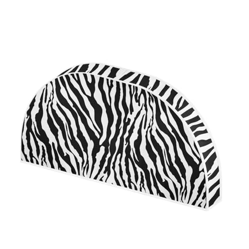 Babrukda Semicircle Clothes Dust Cover for Closet Zebra Stripes Print Garment Rack Cover 12.48 x 24.61 Inch Wardrobe Clothes Protector for Dress, Suit, Hanger Not Included, Farmhouse Decor3