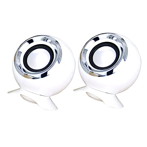 SHINEOFI 2 Piezas Altavoces USB para Ordenador Altavoces de Pc Sonido Estéreo Compacto y Duradero Usar