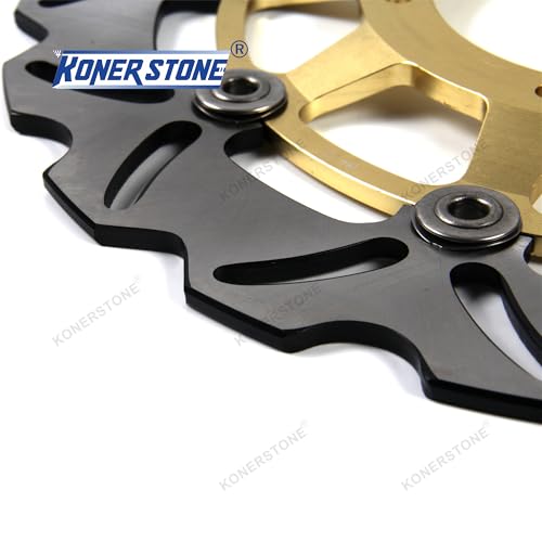 Disques de frein avant et arrière couleur or pour moto CBR600F de 2001 à 2007 - 4