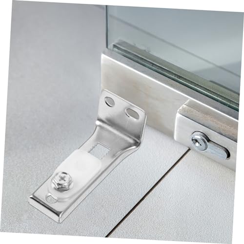 Kit de herrajes para puerta plegable con bisagra para puerta corrediza, accesorio de riel resistente para clóset, instalación fácil miniatura 3