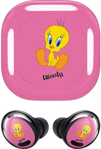 Skinit Decal Audio Skin Compatible with Samsung Galaxy Buds Pro - Officially Licensed Warner Bros Tweety Pinky Design