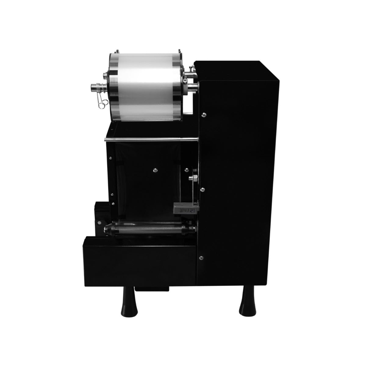 Machine à sceller les tasses électrique 500 W entièrement automatique sous vide Panneau LCD en acier commercial Bubble Milk Tea Coffee Smoothies Papier plastique 90 mm 95 mm de diamètre 500-650 tasses