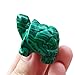 Afucats Synthetic Malachite Turtle Crystals and Healing Indoor Decorative Stones,1.5