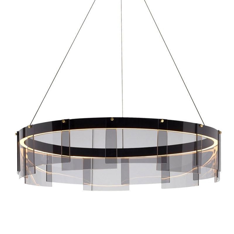 Lustre suspension LED créatif en verre rond pour votre chambre