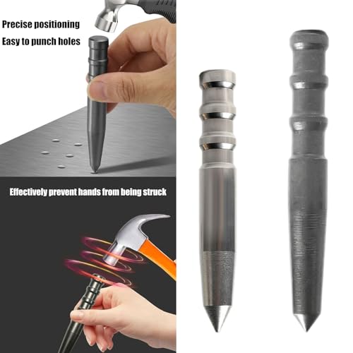 Poinçons en acier carbone robuste pour perçage précis de métaux - 2