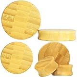 Piercing de oreja de túnel de doble flesh natural hecho a mano, tamaño disponible de 0 g (8 mm) a 50 mm (1 par), 0g = 8mm, Madera, No es una piedra preciosa