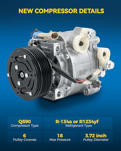 Image of PHILTOP 42623328 Air Conditioner AC Compressor with Clutch for Chevy Trax 2015-2022,Sonic 2019-2020, 2013-2018 1.4T, Buick Encore 2013-2022,Encore GX 2020-2021