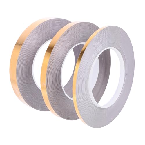 DOITOOL Self-Adhesive Floor Seam Sealing Tape 3 Rolls of Tile Caulk Stickers for Gap Cover