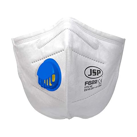 JSP FFP2V Safety Disposable Masks Pack of 2 Cover