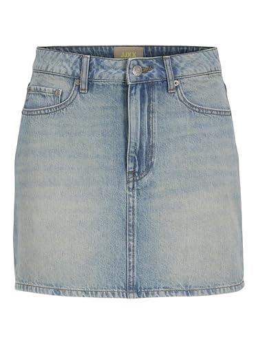 Jack & Jones Jxlaura Short MW Denim Skirt DNM Sn Rock, Azul Claro Vaquero. Detalles: Vintage, XL