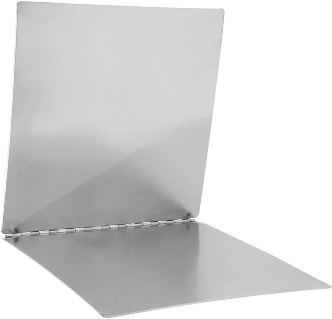 Double-sided Oil Splatter Screen Stainless Steel Baffle for Stove Pan Guard Wall Splash Guard Easy to Store Kitchen Baffle