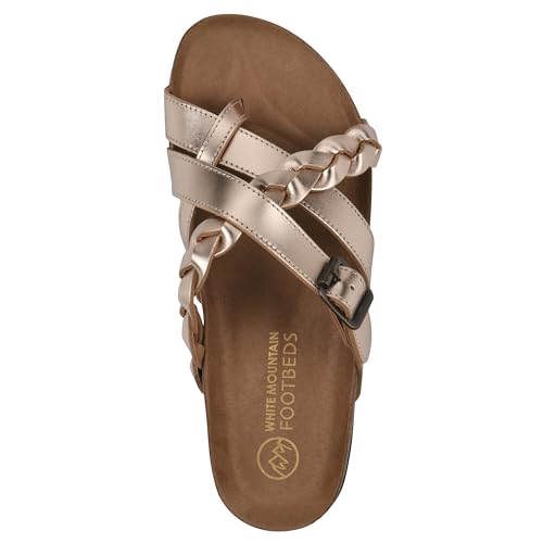 Image of White Mountain Women's Harrington Braided Footbed Sandal