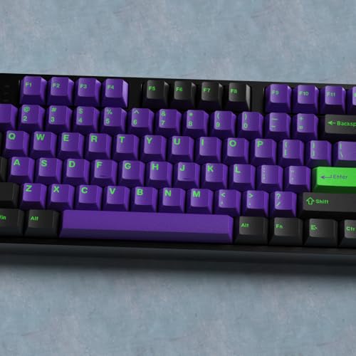 Image of Fogruaden PBT Keycaps Set, Cherry Profile Custom Keycap for Mechanical Keyboard Keycaps(Cherry chuhaoji)