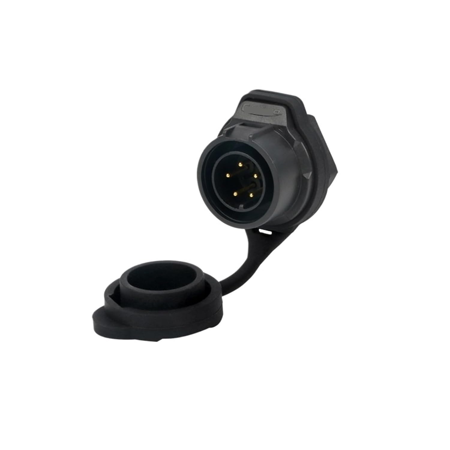 LP16 Aviation 5-pin Power Signal Wiring Industrial Connector(Single Hole Male seat)