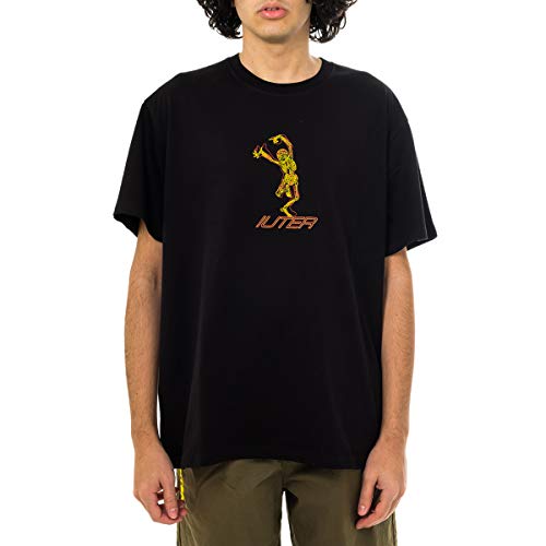 T-Shirt Uomo Skeleton Iuter tee shirt noir motif squelette tendance