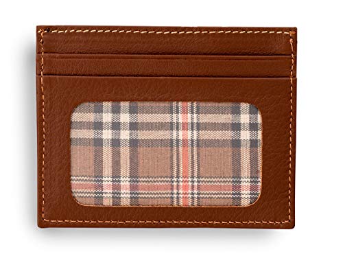 Vasa Brandy Minimalist Top Grain Leather Wallets For Men - European Luxury Wallet with RFID and NFC Blocking Credit Card Holder - Premium Mens Slim Front Pocket Wallet2