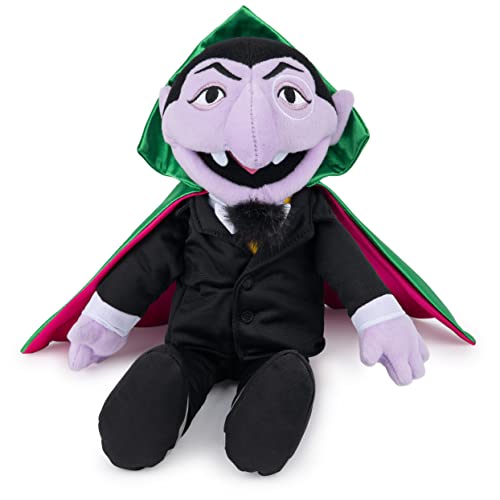 Gund Sesame Street Official The Count Muppet Plush, Premium Plush Toy For Ages 1 & Up, Black/Green, 14” #TOP2