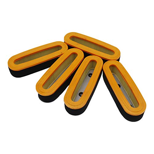 MamimamiH Air Filter for Honda GXV160 Engine Lawn Mower Air Cleaner 17210-Z1V-003 (Yellow, Qty5)