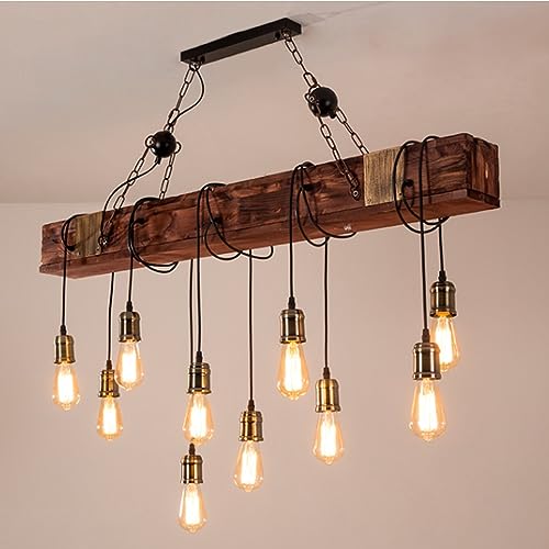 Lustre suspendu rétro noir E27 au design industriel chic et modulable - 5