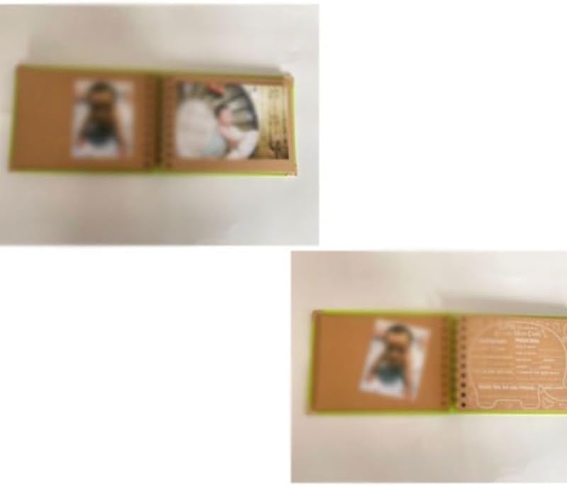 Travel Growth Commemorative Book ﻿ Growth Record Album DIY Album Growth Diary Archive Album Applicable to Photos, Receipts, Star Cards, etc(White-Dinosaur Doodle4)