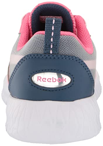 Reebok Girls Flexagon Energy 3.0 Cross Trainer, Astro Pink/Batik Blue/Pink Glow, 6.5 Little Kid