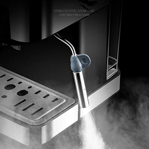 DieffematicKF Cafetera Máquina de café, Hogar pequeña máquina de café, de extracción automática de Flor de Vapor Leche vaporizador