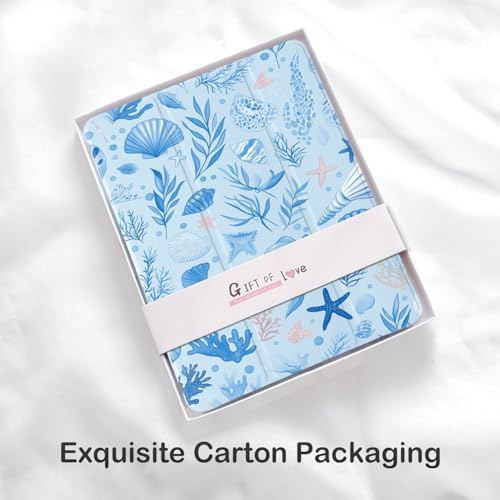 Coque iPad Air 5/4 anti-choc avec porte-crayon bleu pour éviter les rayures - 7