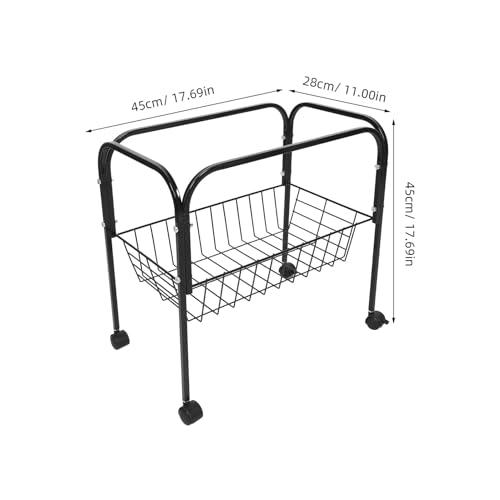 Support cage à oiseaux 45 cm stable avec étagère de rangement - 3