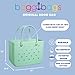 BOGG BAG - Original, Extra Large Tote Bag - Mint-chip - 19in L x 9in W x 14in H - Lightweight, Washable, Durable - All Purpose EVA - Effortlessly Stylish for Beach, Pool, Boat, Work, Sports