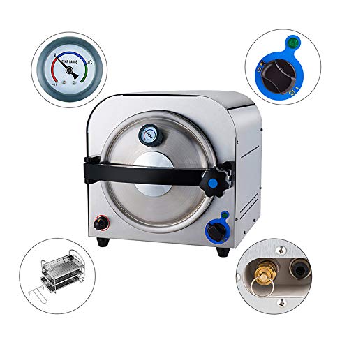 14L High Pressure Steam Autoclave Sterilizer Box Medical Sterilization Equipment 110V Class N TR250E
