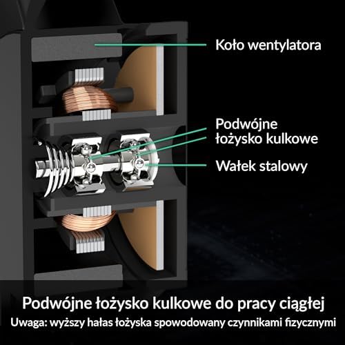 ARCTIC Freezer 36 CO- Jednowieżowy cooler CPU z push-pullem, dwoma zoptymalizowanymi pod kątem ciśnienia wentylatorami 120 mm P, łożyskiem dynamicznym, 200-1800 RPM