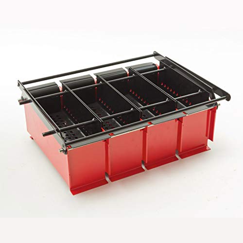 DEMA Brikettpresse 4- Fach Quattro- Papierbrikettpresse, Papierpresse für umweltfreundliche Brennstoffe-6