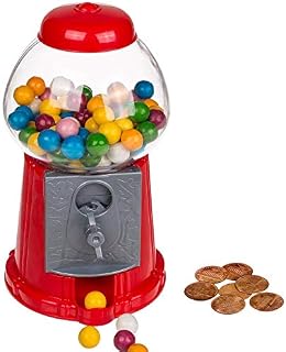 Kicko 8.5 Inch Gumball Machine - Classic Candy Dispenser - Perfect for Birthdays