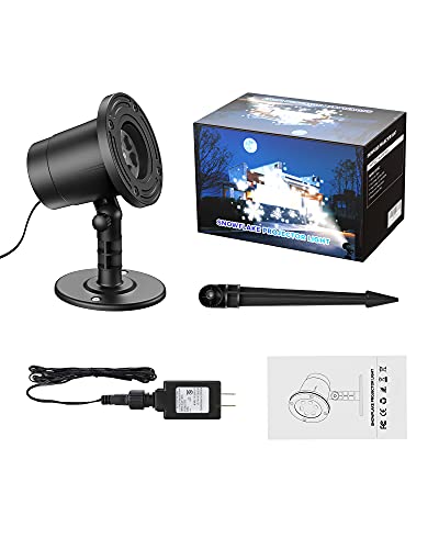 Gaiatop Christmas Projector Lights Outdoor, Highlight Led Snowflake Lights Projector, Waterproof Landscape Christmas Decorations Lighting For Xmas Home Party Wedding Garden Patio #TOP7
