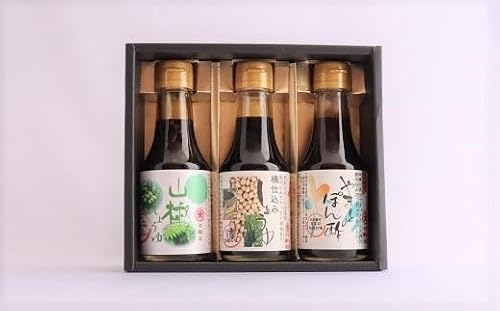 [大門醸造]奈良まほろば 木桶しょうゆ 3本セット