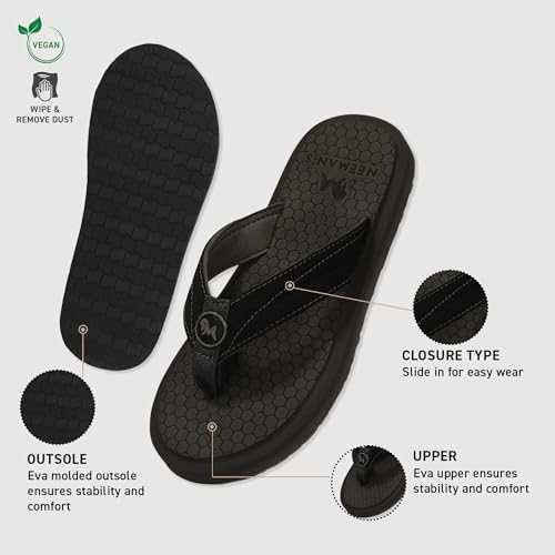 Image of Neeman's Eco Flips 2.0 Orthopedic Slipper for Men & Women | Soft Arch Support Chappal | Cushioned Casual Flip Flops | Lightweight, Anti Skidd Flips for Daily Use Indoor Outdoor