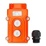 Electrical Buddy Monmentary Up Down Button Hoist Pushbutton Switch COB31 AC250V 15A AC380V 10A