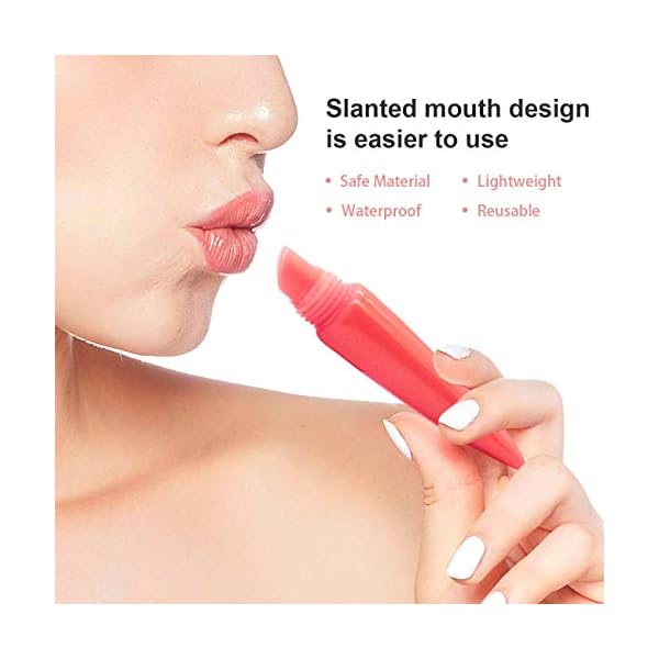 Rolybag-22-Packs-Lip-gloss-Empty-Tubes-Containers10mlTravel-empty-bottleRefillable-Soft-Cosmetic-Squeeze-Tubes-For-Women-Girls-DIY-Lip-Gloss-Cosmetics Rolybag 22 Packs Lip gloss Empty Tubes Containers(10ml),Travel empty bottle,Refillable Soft Cosmetic Squeeze Tubes For Women &Girls DIY Lip Gloss Cosmetics