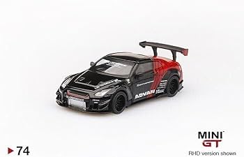 minigt / 1/64 LB★WORKS R35 Type2 “ADVAN“ 1/64スケール MINI GT「LB☆WORKS GT-R type2 ADVAN」ミニカー