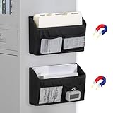 Ventouse magnétique puissante : l'organiseur de fichiers magnétique a un aimant puissant d'une épaisseur de 4 mm, ce qui donne au porte-documents magnétique une excellente capacité de charge. Le porte-courrier magnétique peut contenir jusqu'à 8 BL, offrant une tranquillité d'esprit lorsque vous placez vos fournitures de bureau quotidiennes sur le porte-documents magnétique pour le réfrigérateur.