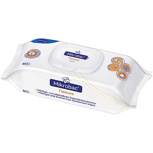 Mikrobac Tissues alkoholfreie Desinfektionstücher, 80 St. Tücher