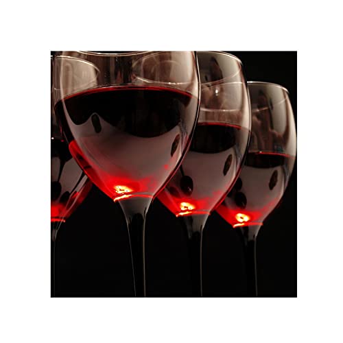 Verre à vin rouge art mural peinture impressions sur toile déco bar 60x60 cm