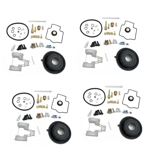 に適合するカワサキに適合するニンジャ GPZ900R 1994-2003用 バイク用キャブレター修理キット 真空ダイヤフラムとフロートを構成 修理キットバイク用キャブレターリビルドキット キャブレターリビルド