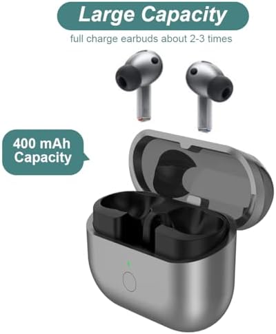 Charging Case for Galaxy Buds 3 Pro (SM-R630), Portable Charger Case for Samsung Galaxy Buds 3 Pro AI Earbuds - Thumbnail 2